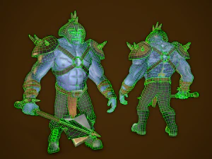 Wuragas Warrior --117-- 3D Model