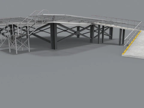 Ospedale dell'eliporto --319-- Modello 3D