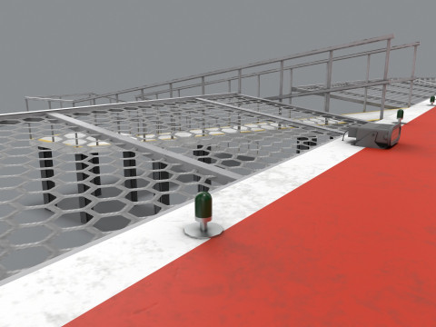 Helikopterplatformziekenhuis --319-- 3D Model