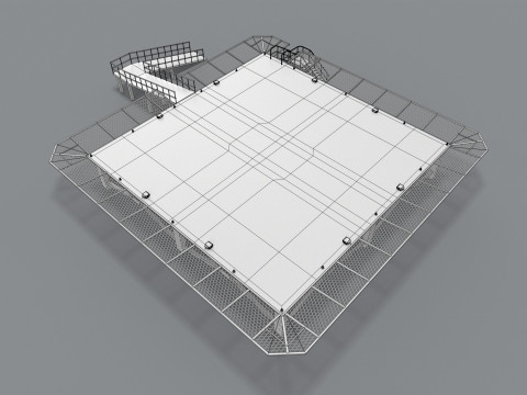 Helikopterplatformziekenhuis --319-- 3D Model