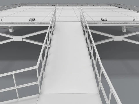 Ospedale dell'eliporto --319-- Modello 3D