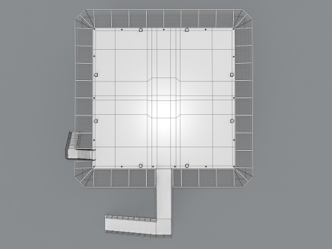 Helikopterplatformziekenhuis --319-- 3D Model