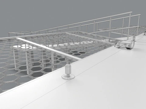 Ospedale dell'eliporto --319-- Modello 3D