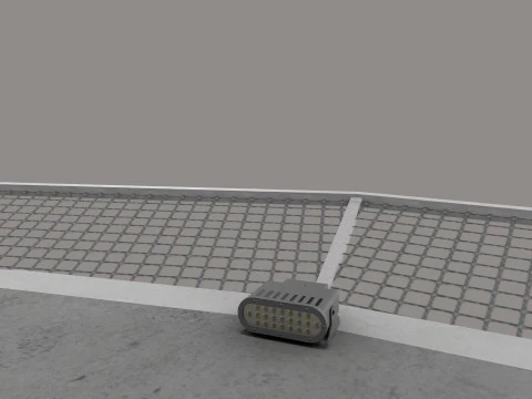 Helipad Hospital --320-- 3D Model