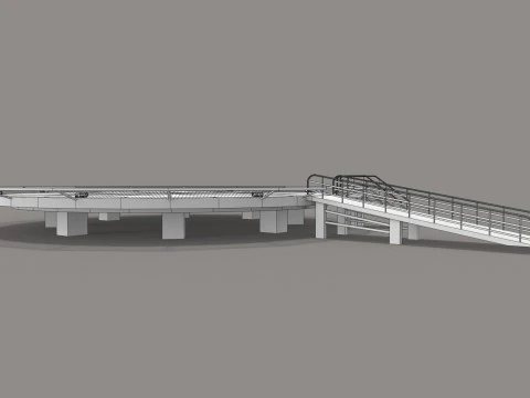 Helipad Hospital --320-- 3D Model