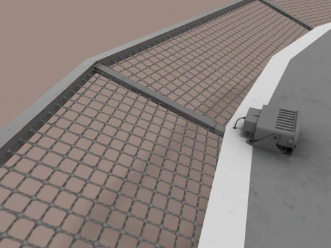 Helipad Round --321-- 3D Model