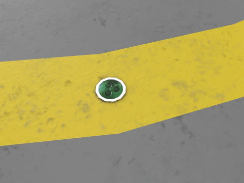 Helipad Round --321-- 3D Model