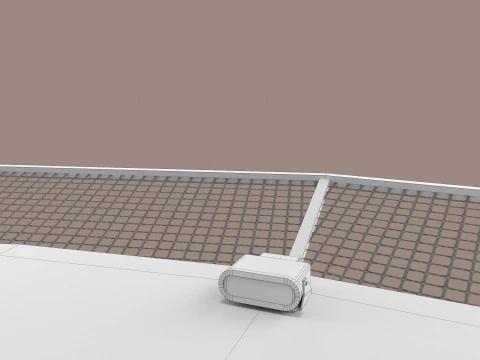 Helipad Round --321-- 3D Model
