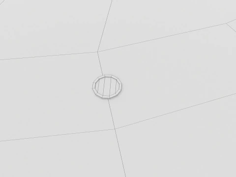 Helipad Round --321-- 3D Model