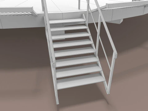 Helipad Round --321-- 3D Model