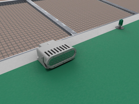 直升机停机坪广场--322-- 3D 模型