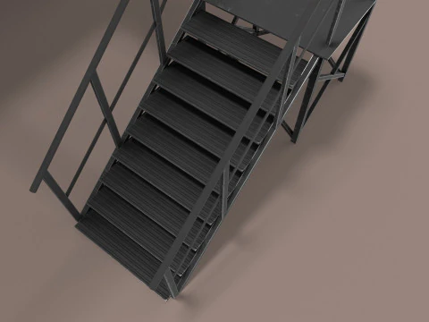 Helikopter Pisti Meydanı --322-- 3D Model