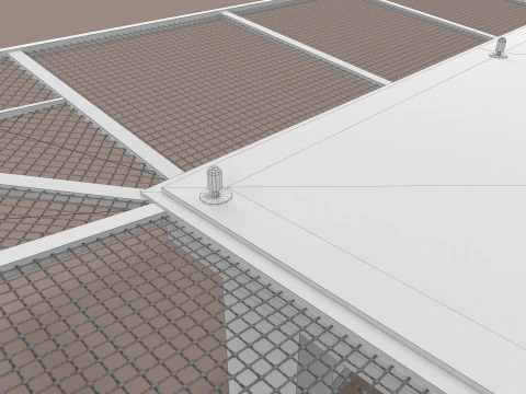 Helikopter Pisti Meydanı --322-- 3D Model