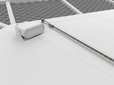 नेट के साथ हेलीपैड --323-- 3D मॉडल