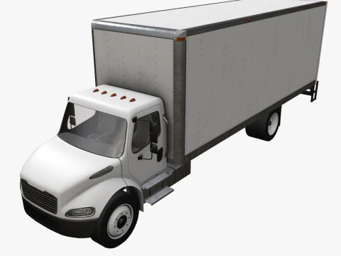 Вантажівка фургон --324-- 3D Модель