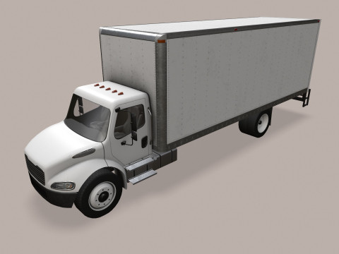 Van Truk Kotak --324-- Model 3D