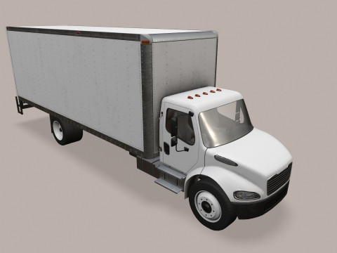 Van Truk Kotak --324-- Model 3D
