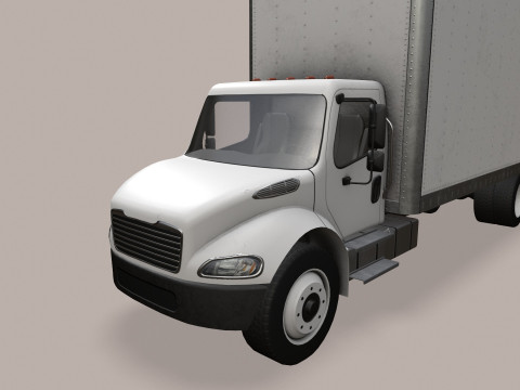 Van Truk Kotak --324-- Model 3D