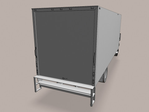 Van Truk Kotak --324-- Model 3D