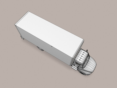 Van Truk Kotak --324-- Model 3D
