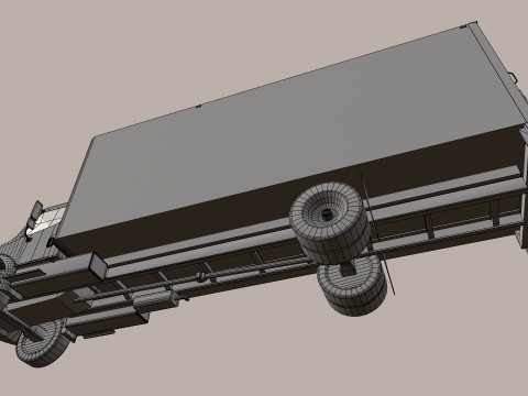 Van Truk Kotak --324-- Model 3D