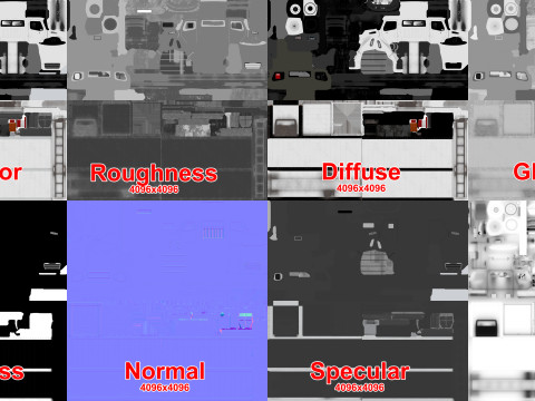 Van Truk Kotak --324-- Model 3D