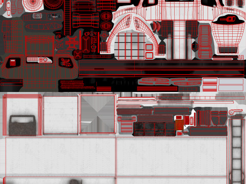 Van Truk Kotak --324-- Model 3D