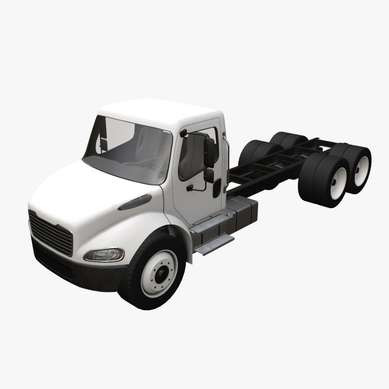Podwozie ciężarówki --326-- Model 3D .c4d .max .obj .3ds .fbx .stl .blend 