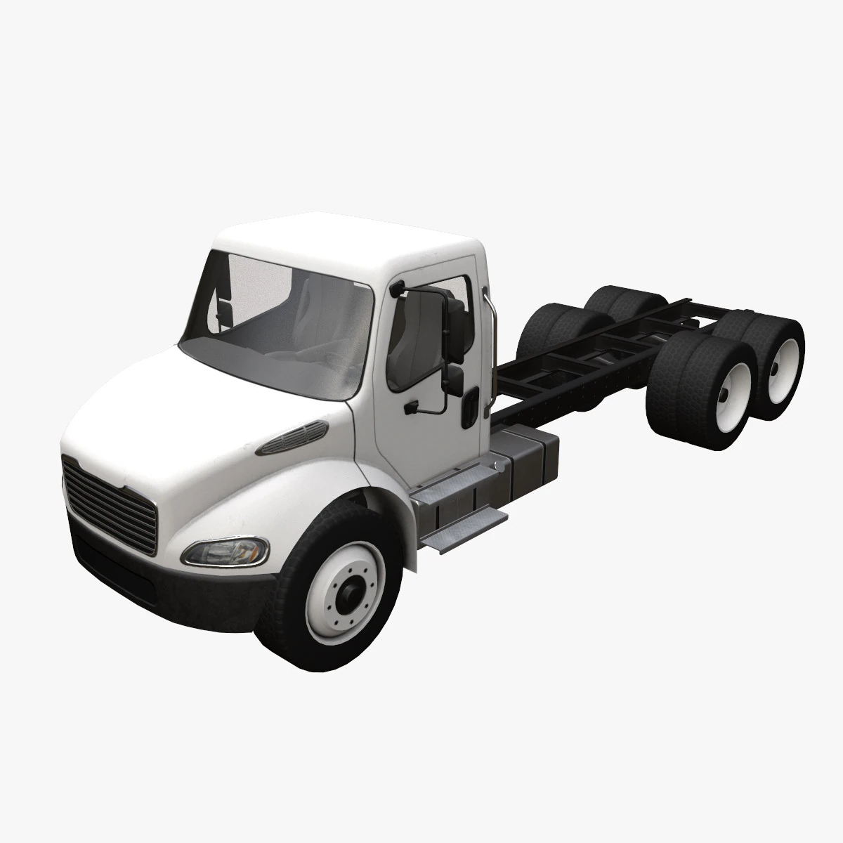 Truck Chassis --326-- 3D Model .c4d .max .obj .3ds .fbx .stl .blend