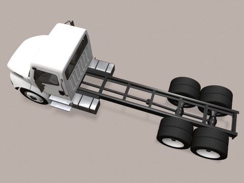 Podwozie ciężarówki --326-- Model 3D