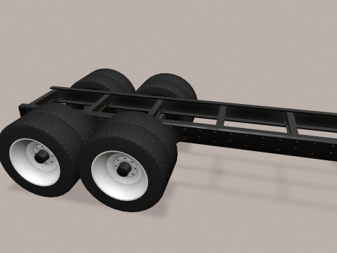 Podwozie ciężarówki --326-- Model 3D