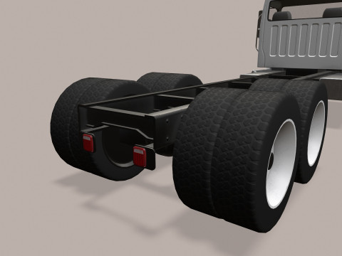 Podwozie ciężarówki --326-- Model 3D