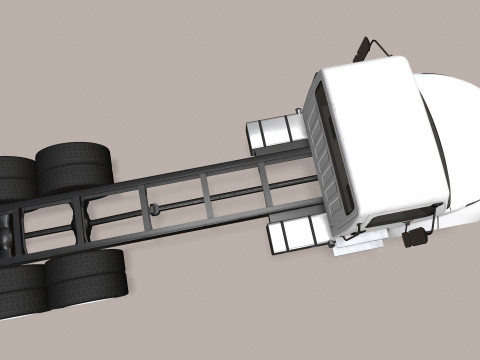 Podwozie ciężarówki --326-- Model 3D