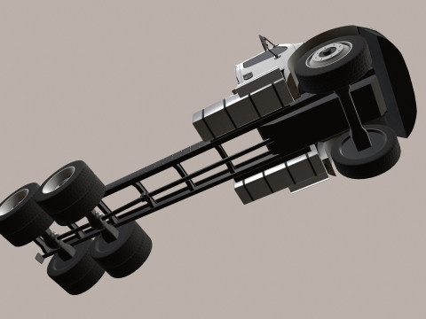 Podwozie ciężarówki --326-- Model 3D
