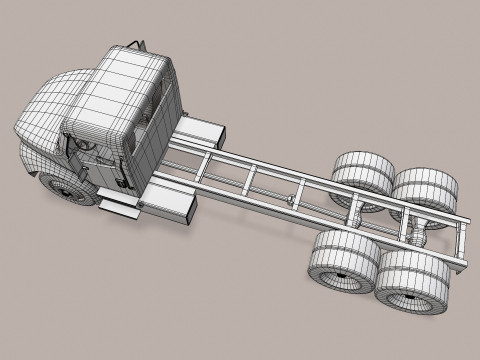 Podwozie ciężarówki --326-- Model 3D
