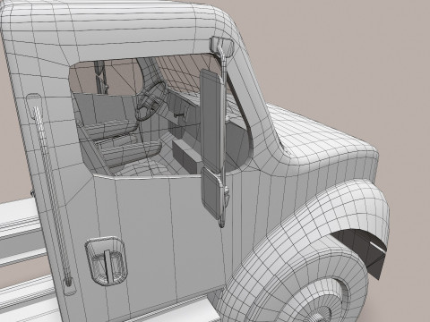 Podwozie ciężarówki --326-- Model 3D