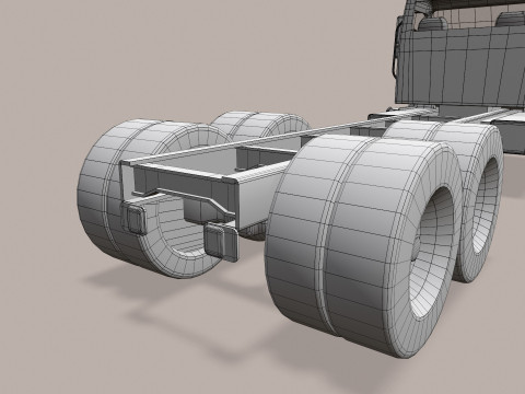 Podwozie ciężarówki --326-- Model 3D