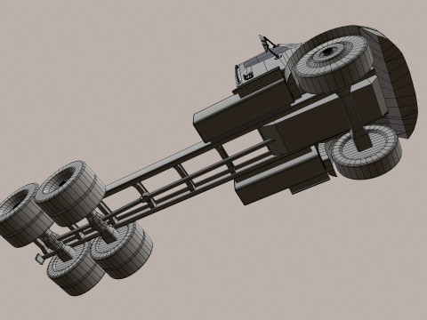Podwozie ciężarówki --326-- Model 3D