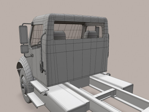 Podwozie ciężarówki --326-- Model 3D
