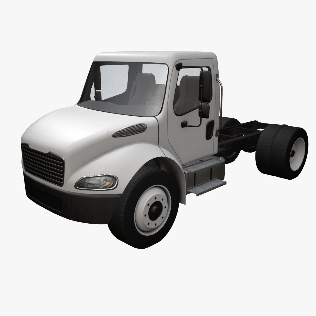Truck Chassis --327-- 3D Model .c4d .max .obj .3ds .fbx .stl .blend 