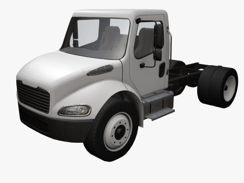 トラックシャーシ --327-- 3Dモデル