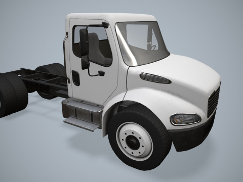 Podwozie ciężarówki --327-- Model 3D