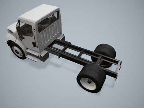 Podwozie ciężarówki --327-- Model 3D