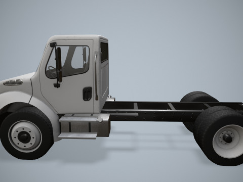 Podwozie ciężarówki --327-- Model 3D