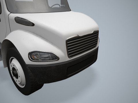 Podwozie ciężarówki --327-- Model 3D