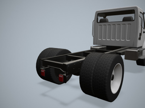Podwozie ciężarówki --327-- Model 3D