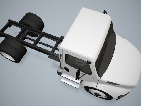 Podwozie ciężarówki --327-- Model 3D