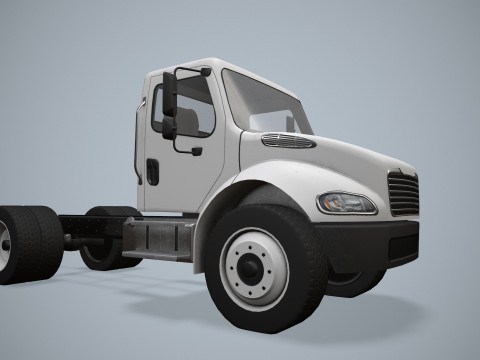 Podwozie ciężarówki --327-- Model 3D