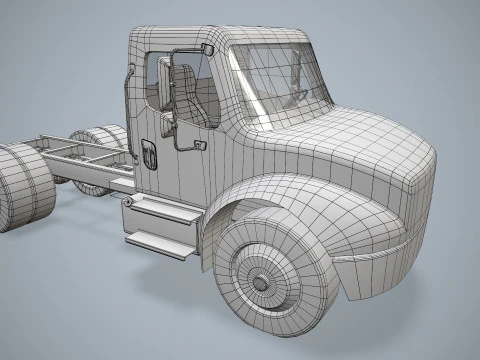 Truck Chassis --327-- 3D Model