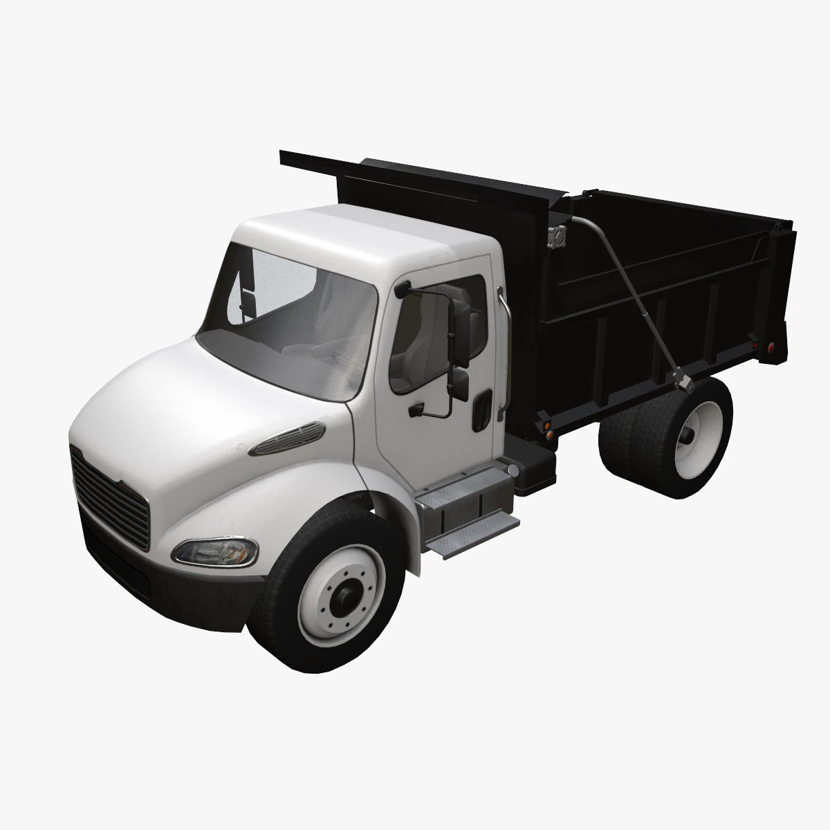 Dump Truck --330-- 3D Model .c4d .max .obj .3ds .fbx .stl .blend 